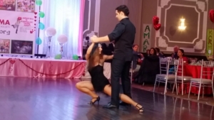 practicing at dancingland dance studio